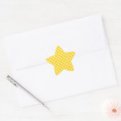 Sticker Étoile Vérifié Or Jaune (Enveloppe)