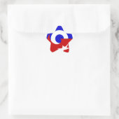 Sticker Étoile Versions du drapeau de Cuba (Sac)