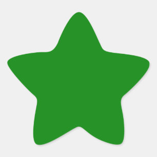 Sticker Étoile Vert