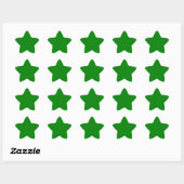 Sticker Étoile Vert (Feuille)