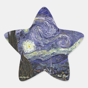 STICKER ÉTOILE VINCENT VAN GOGH HOLIDAERS - STARRY NIGHT