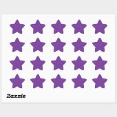 Sticker Étoile Violet coloré (Feuille)