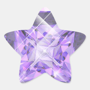 Sticker Étoile Violet, Violet Gem