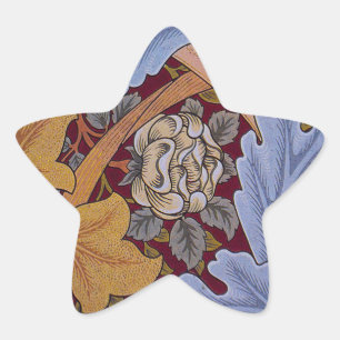 Sticker Étoile William Morris St James Acanthus Fond d'écran