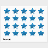 Sticker Étoile Winter Wonderland (Feuille)