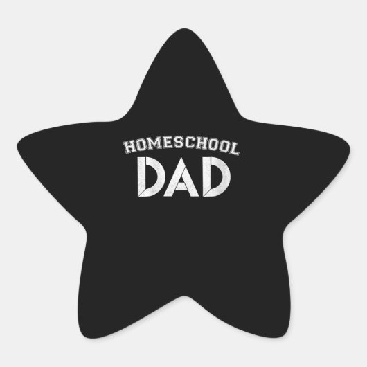 Sticker Étoile Women Home School Dad Fun Remote Learning Virtual (Devant)