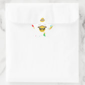 Sticker Étoile xmas émoji joyeux (Sac)