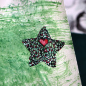 Sticker Étoile Yule Wreath