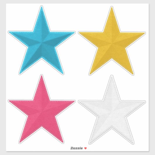 Sticker Étoiles | Apparence | Vacances ou tous les jours (Feuille)