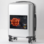 Sticker Étoiles de l'espace Astronomie Plus grande étoile  (Sur valise)