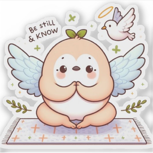 Sticker Être encore et connaître Inspirational Hummingbird (Devant)