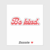 Sticker Être gentil (Feuille)