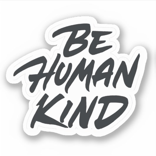 Sticker Être humain (Devant)