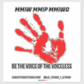 Sticker Être La Voix Des Sans Voix (Feuille)