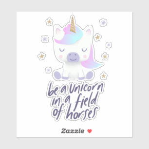 Sticker Être une licorne magique