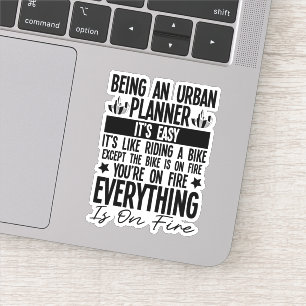 Sticker Être Urbain Est Facile