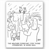 Sticker Etude biblique drôle ou histoire biblique de l'arc (Devant)