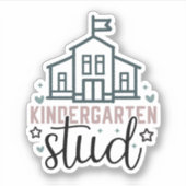 Sticker Étude Kindergaten (Devant)
