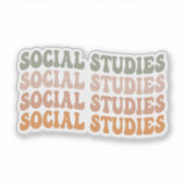 Sticker Études sociales (Devant)