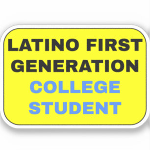 Sticker Étudiant collégial de première génération latino