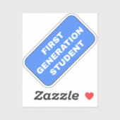 Sticker Étudiant de première génération (Feuille)