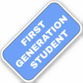 Sticker Étudiant de première génération (Recto)