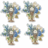 Sticker Eucharistie catholique Saint Sacrement Floral (Devant)