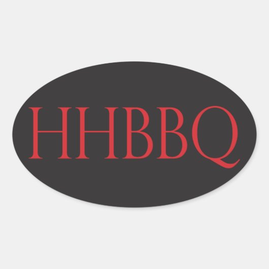 Sticker Euro Barbecue Hog Howling (Devant)