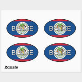 Sticker Euro Belize (Feuille)