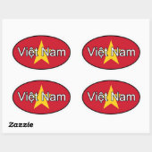 Sticker Euro Drapeau Vietnam (Feuille)