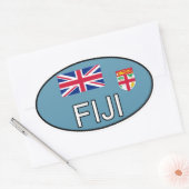 Sticker Euro Fidji (Enveloppe)