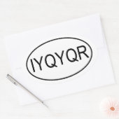 Sticker Euro Riddle IYQYQR (Enveloppe)