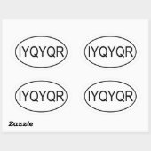 Sticker Euro Riddle IYQYQR (Feuille)