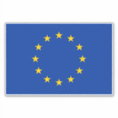 Sticker European Union EU Flag (Devant)