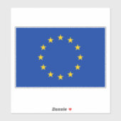 Sticker European Union EU Flag (Feuille)
