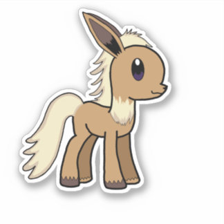 Sticker Eve-ony Pokémon My Little Pony