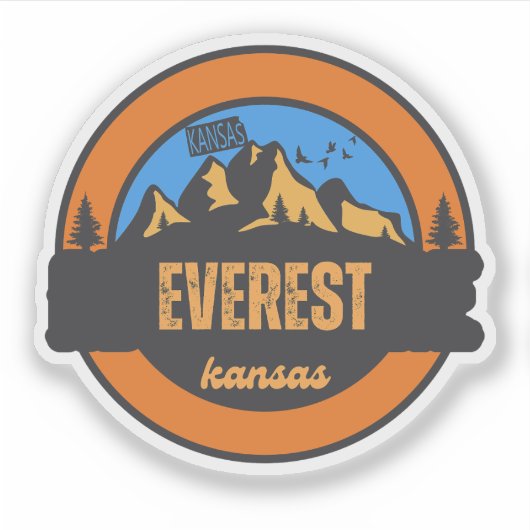 Sticker Everest, Kansas (Devant)
