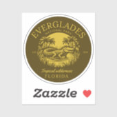 Sticker Everglades National Park Florida  (Feuille)