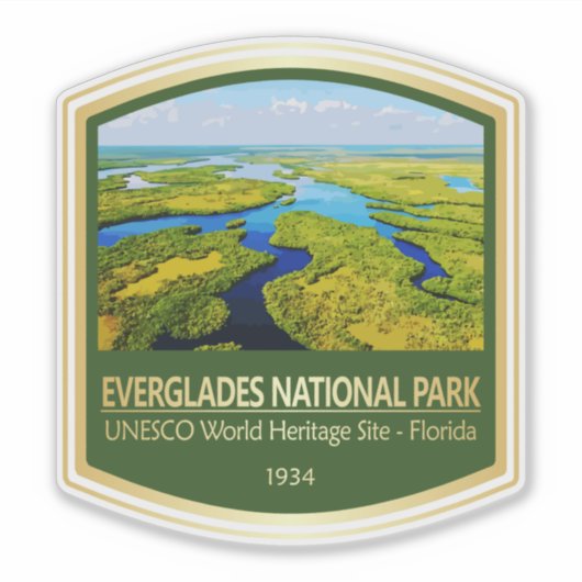 Sticker Everglades NP (PF1) (Devant)