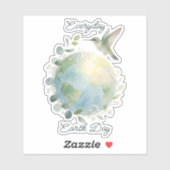 Sticker Everyday Earth Day Hummingbird Bird (Feuille)