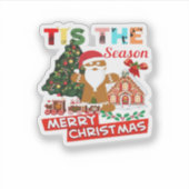 Sticker Everyone Loves A At Christmas Christmas Santas Com (Devant)