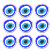 Sticker Evil Eye Talisman & amulet arabe /charme grec (Devant)