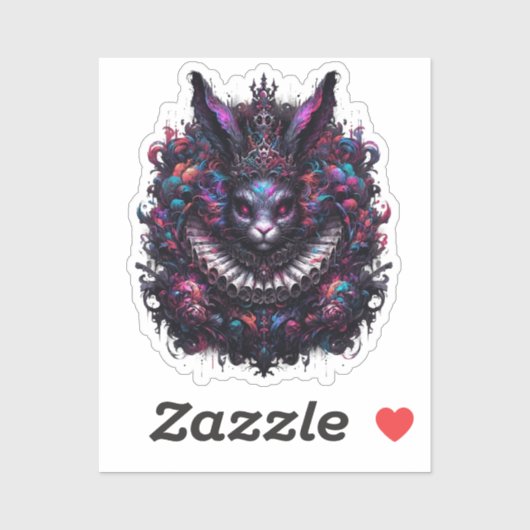 Sticker Evil Rabbit (Feuille)