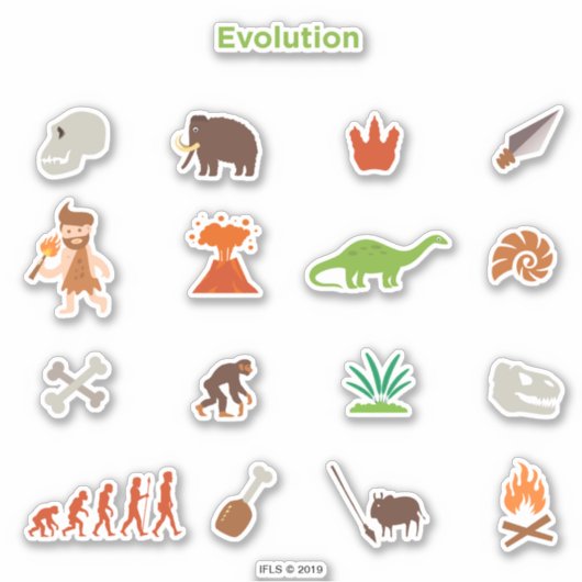 Sticker Evolution (Devant)