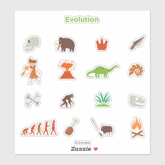 Sticker Evolution (Feuille)
