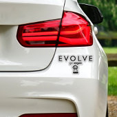 Sticker Évolution, Vegan, Activisme