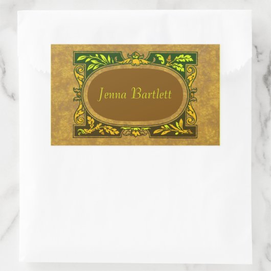 Sticker Ex Libris Cartouche (Sac)