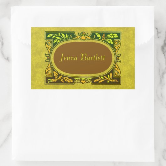 Sticker Ex Libris Cartouche (Sac)