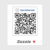 Sticker exemple de texte du modèle de code QR (Feuille)