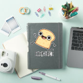 Sticker Exer-slice Funny Bread Pun  (Couverture iPad)